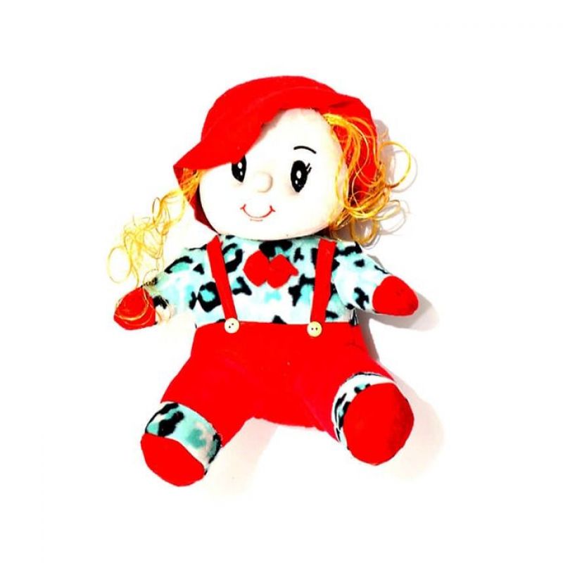 Red Doll With Pram For Girls